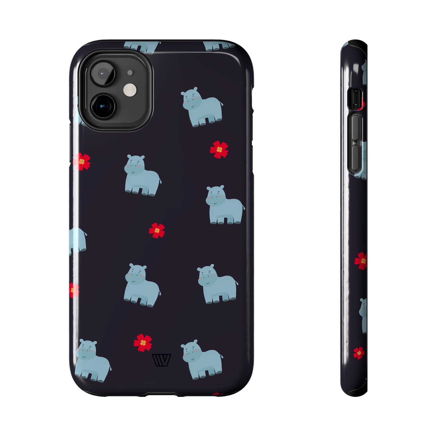 HIPPO PATTERN | Tough iPhone Case - Trovvve