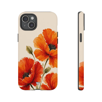 WILD POPPIES | Tough Phone Case