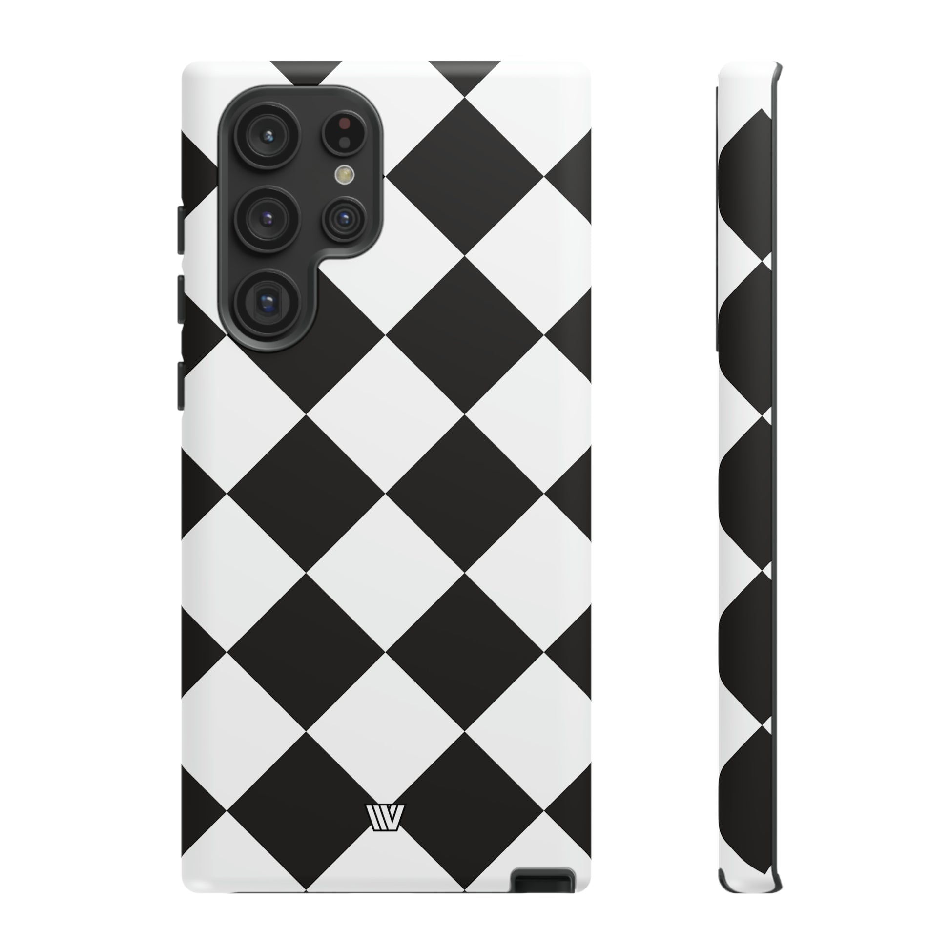 BLACK & WHITE DIAMOND | Tough Phone Case - Trovvve