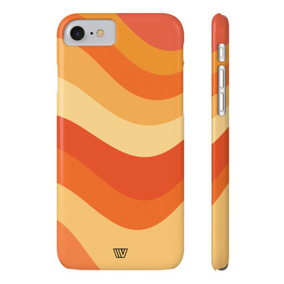 RETRO GROOVY WAVES | Slim iPhone Case - Trovvve