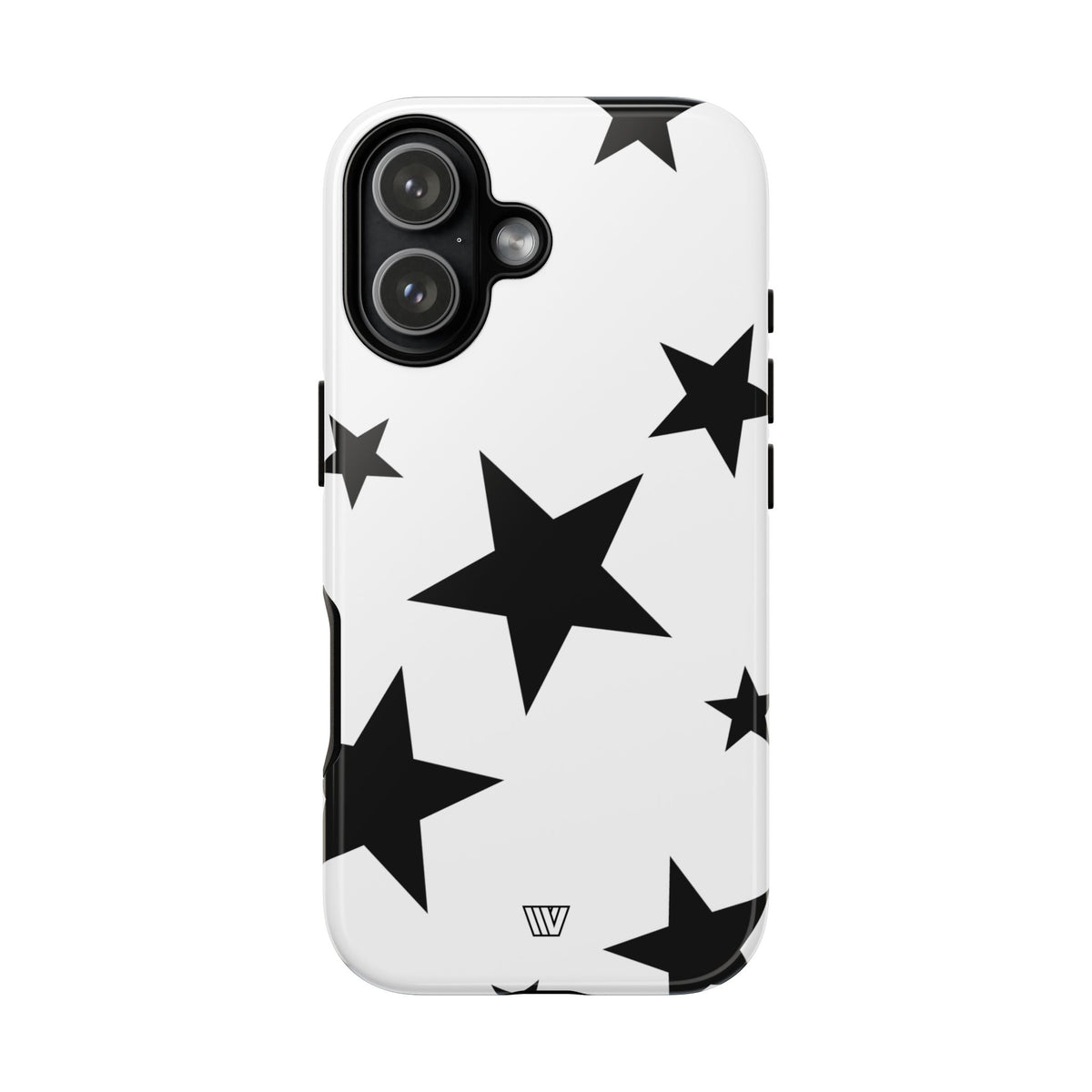 ALL WHITE BOLD STARS | Tough Phone Case