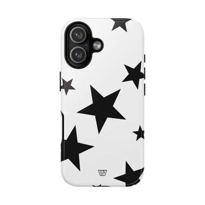 ALL WHITE BOLD STARS | Tough Phone Case