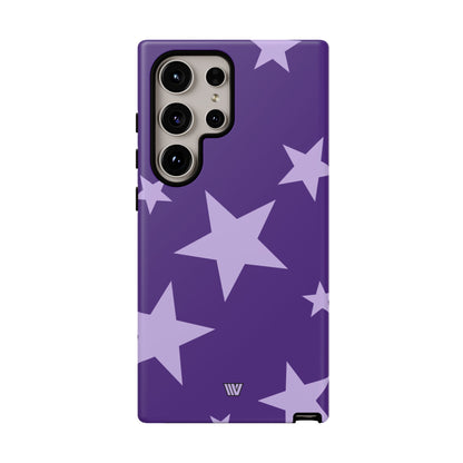PURPLE BOLD STARS | Tough Phone Case