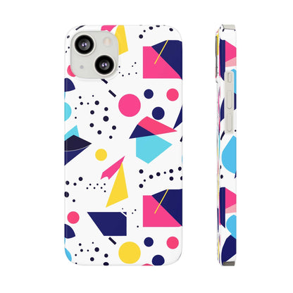 80s / 90s RETRO PATTERN LIGHT | Slim iPhone Case - Trovvve