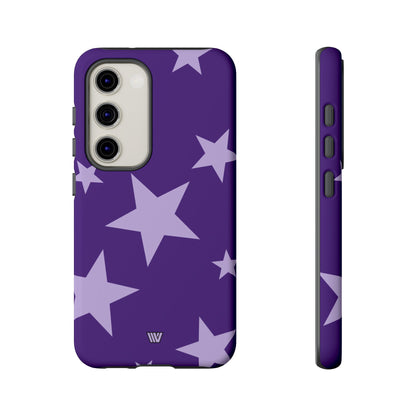 PURPLE BOLD STARS | Tough Phone Case