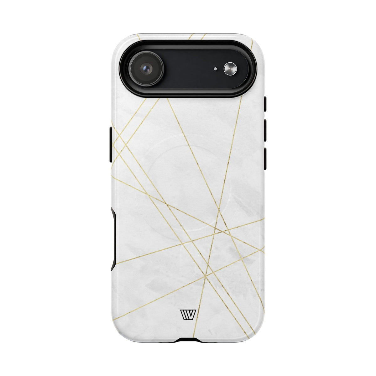 Gold Lines MagSafe Tough iPhone Case – iPhone 17 Air, Glossy