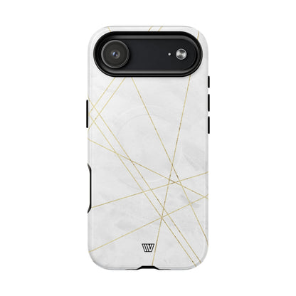 Gold Lines MagSafe Tough iPhone Case – iPhone 17 Air, Glossy