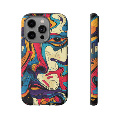 PAINT SWIRL FACE | Tough Phone Case