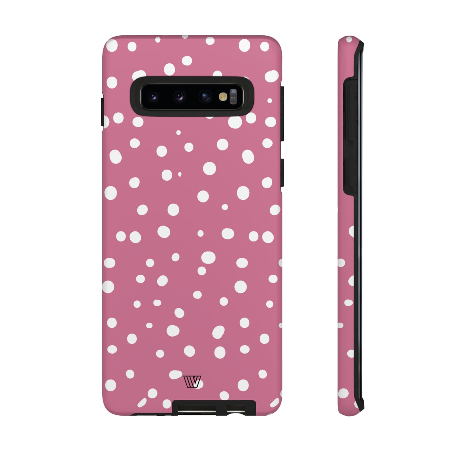 BLUSH RED DOTS | Tough Phone Case - Trovvve