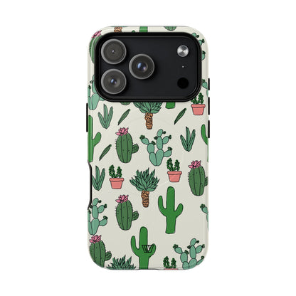 CACTUS DOODLES | MagSafe Tough iPhone Case