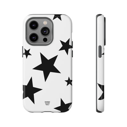 ALL WHITE BOLD STARS | Tough Phone Case