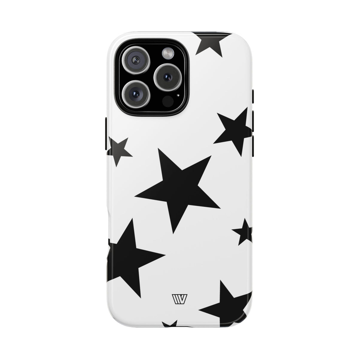 ALL WHITE BOLD STARS | Tough Phone Case