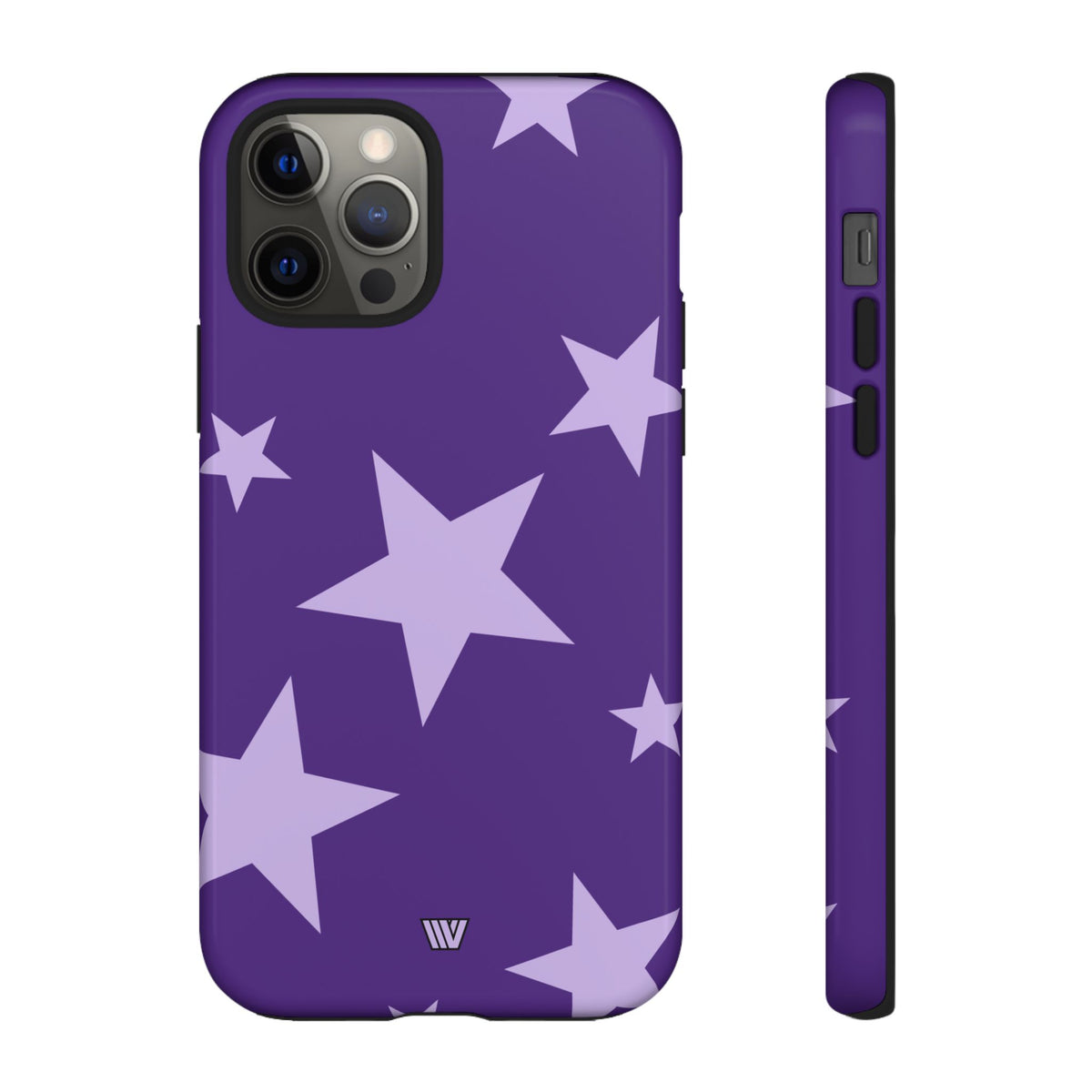 PURPLE BOLD STARS | Tough Phone Case