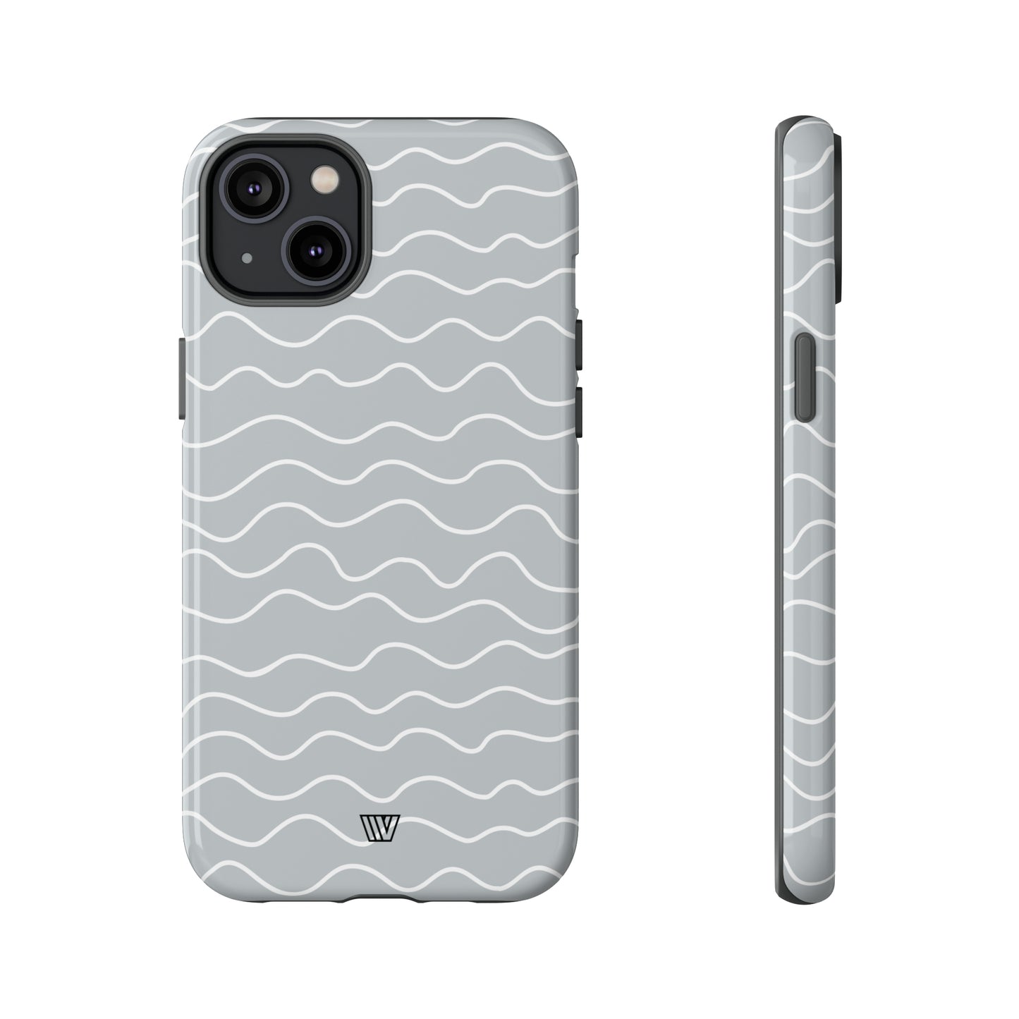 GRAY WAVES | Tough Phone Case