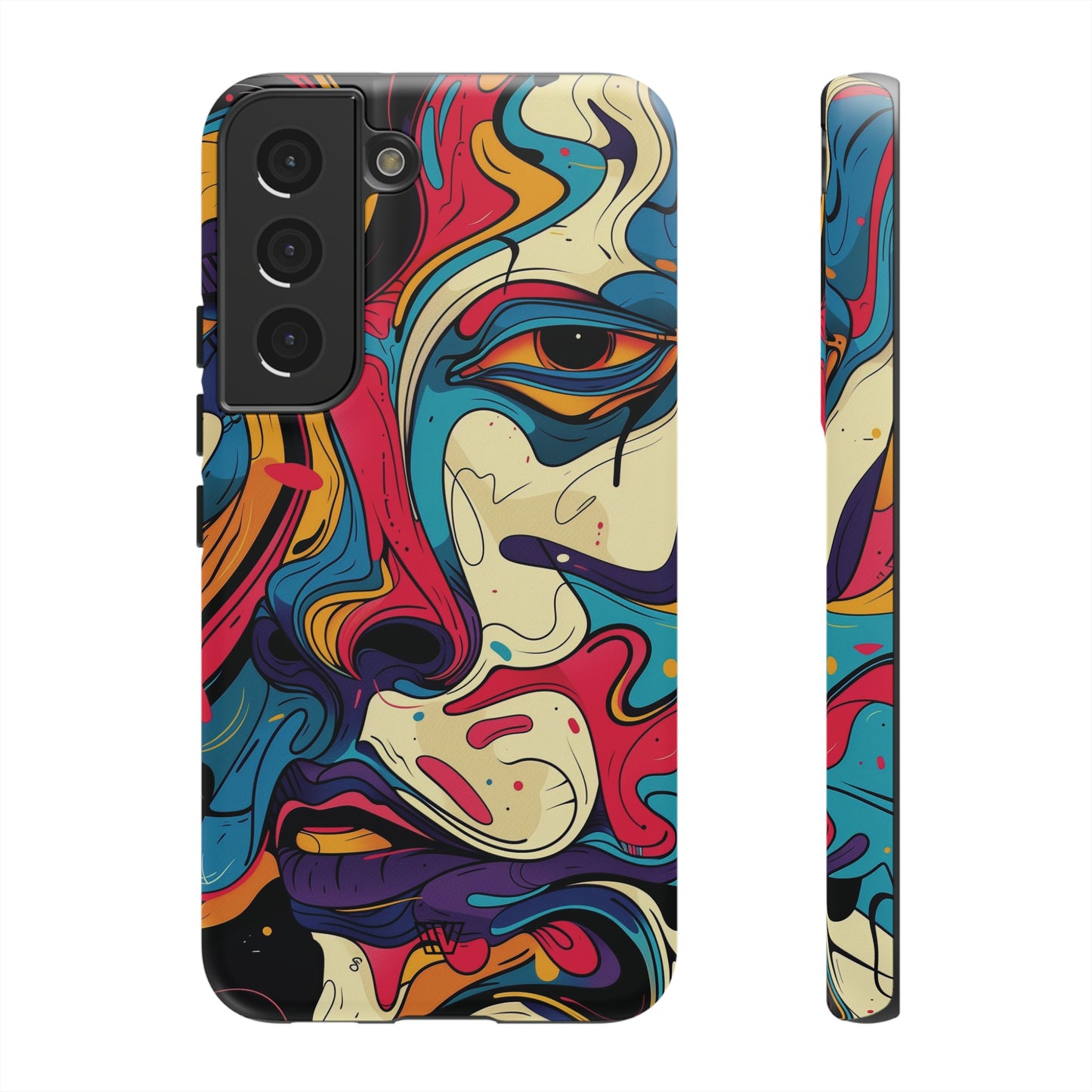 PAINT SWIRL FACE | Tough Phone Case