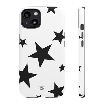 ALL WHITE BOLD STARS | Tough Phone Case