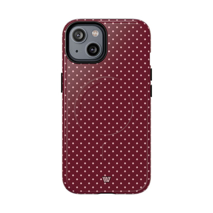 CLARET DOT | MagSafe Tough iPhone Case