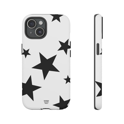 ALL WHITE BOLD STARS | Tough Phone Case