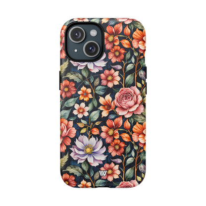Night Bloom Bouquet MagSafe Tough iPhone Case – iPhone 15, Matte