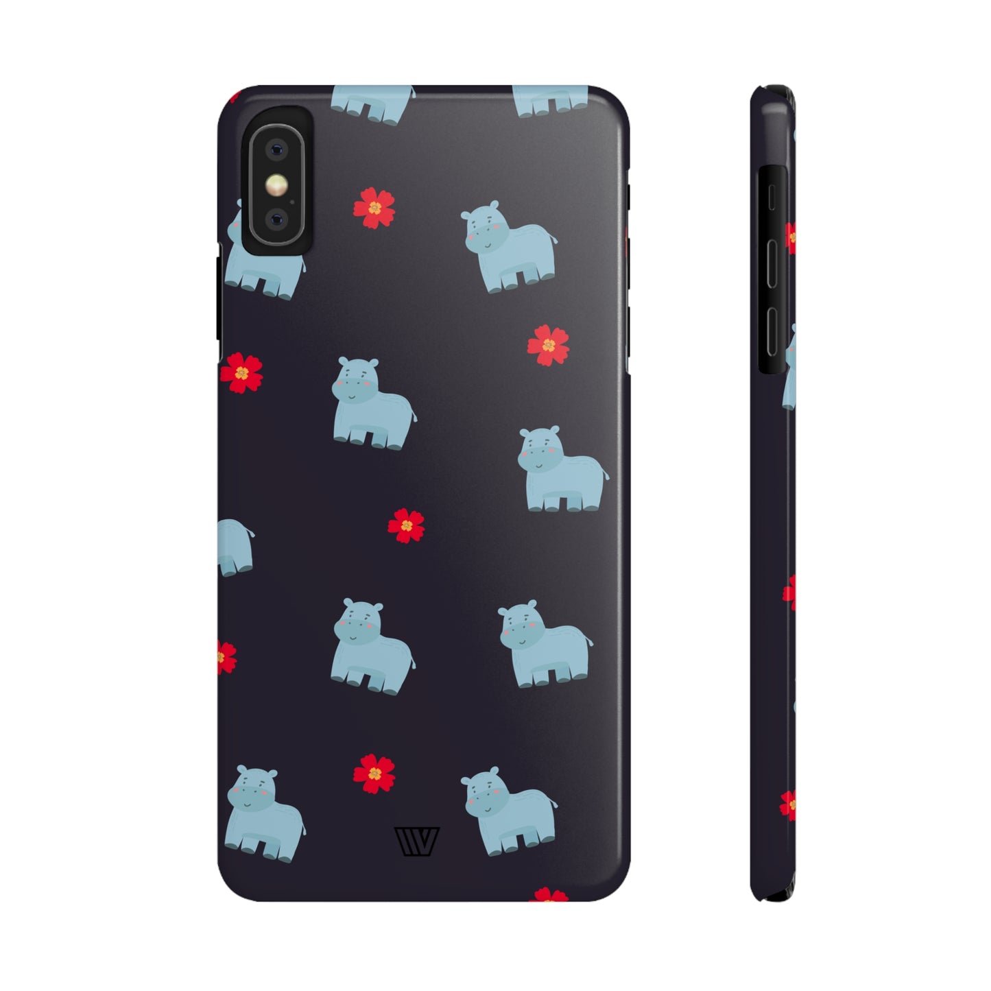 HIPPO PATTERN | Slim iPhone Case - Trovvve