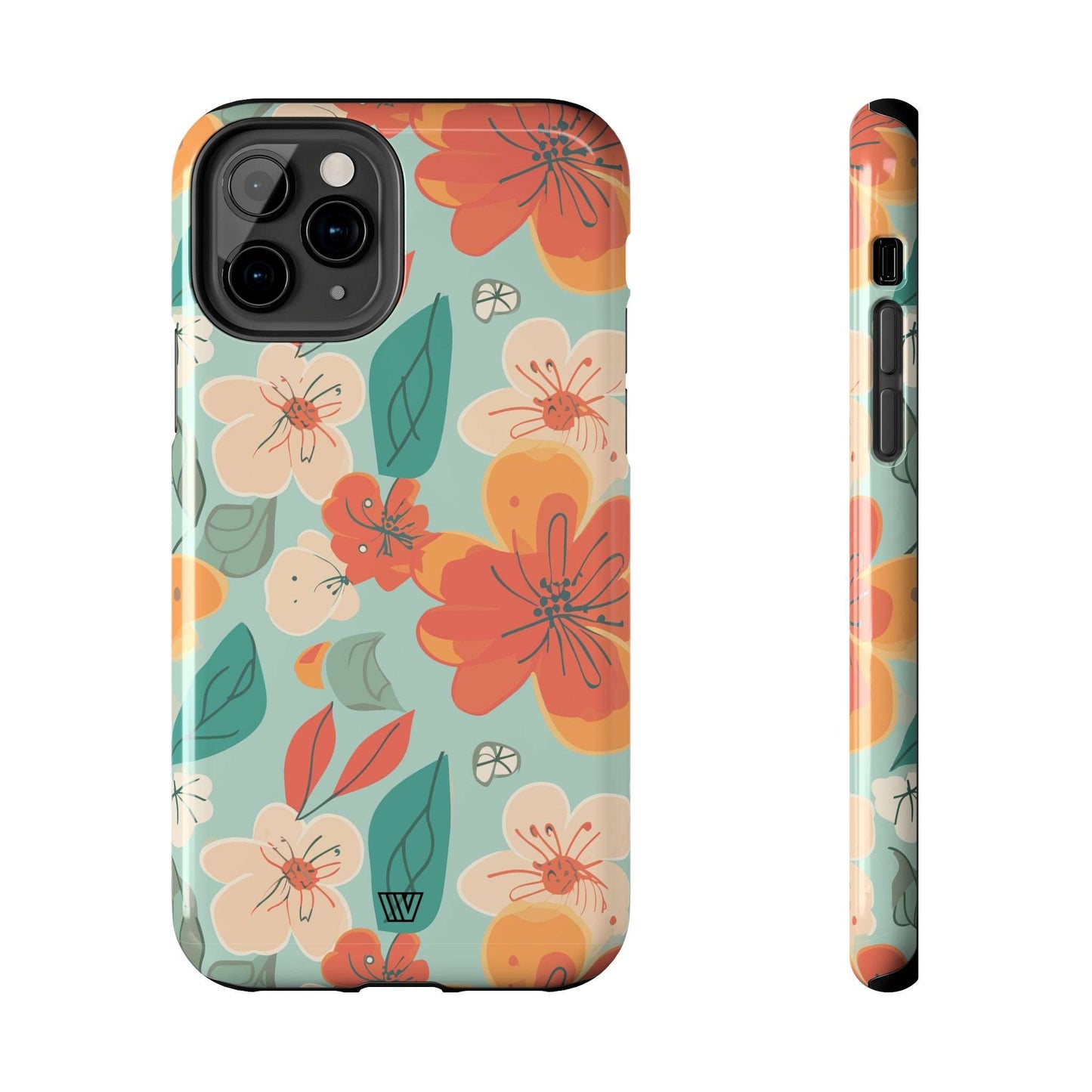 BLOOD ORANGE FLOWERS | Tough iPhone Case