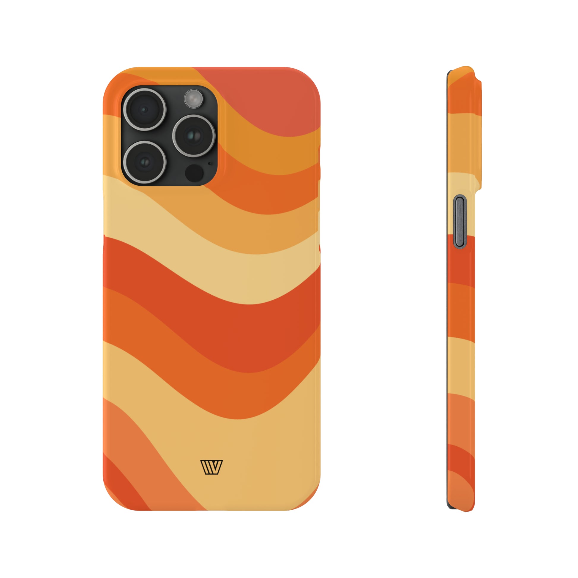 RETRO GROOVY WAVES | Slim iPhone Case - Trovvve