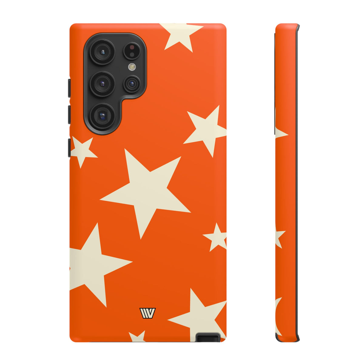 ORANGE BOLD STARS | Tough Phone Case