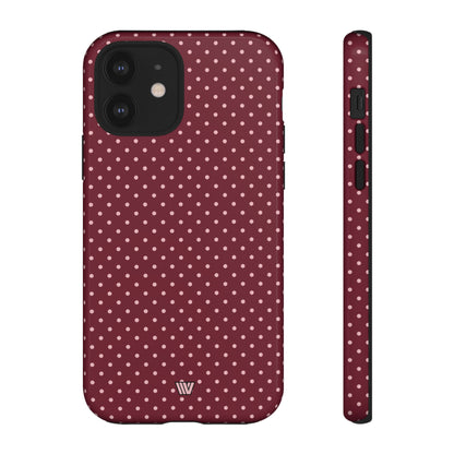 CLARET DOT | Tough Phone Case