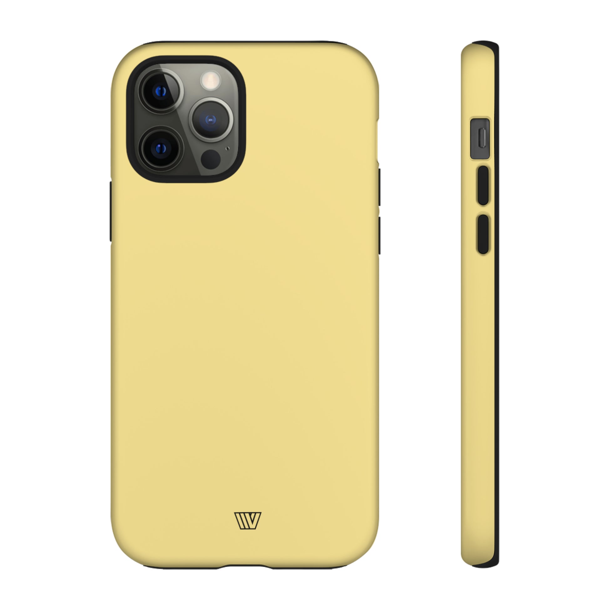 MUTED YELLOW SOLID | Tough Phone Case - Trovvve