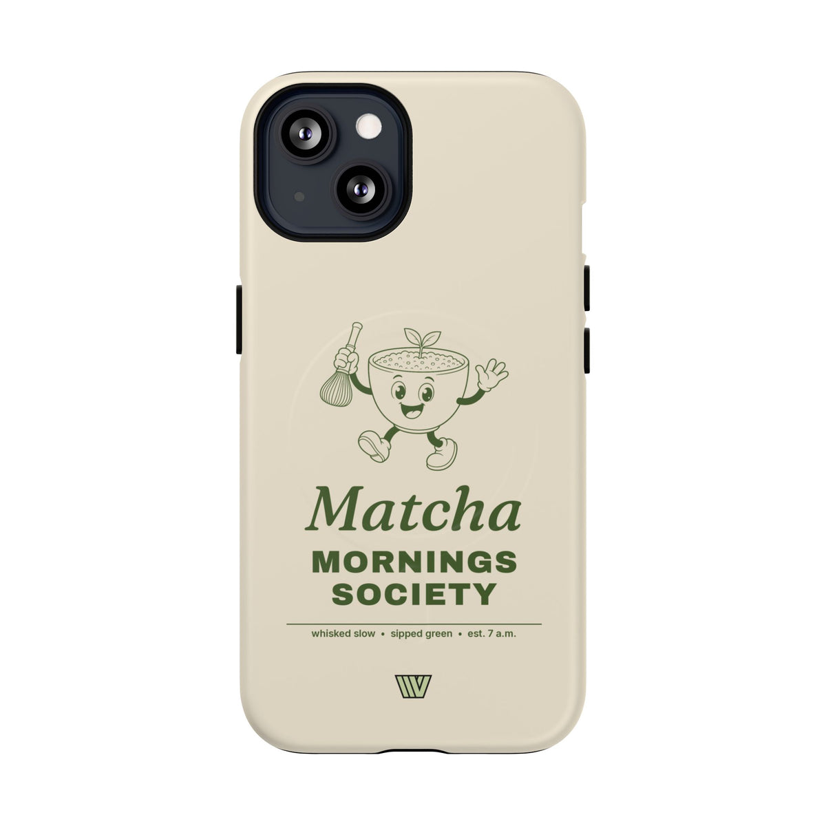 MATCHA MORNINGS | MagSafe Tough iPhone Case