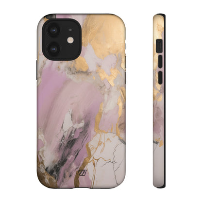 GOLD PINK ABSTRACT PAINTING | Tough Phone Case - Trovvve