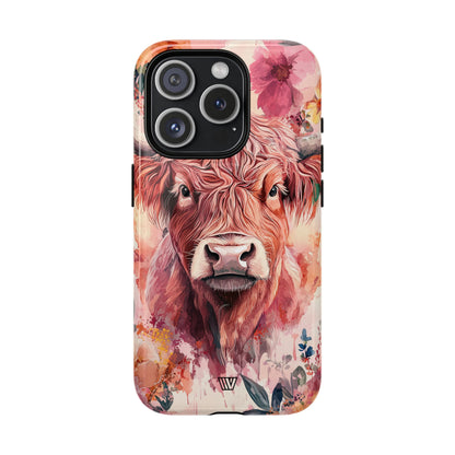 Highland Cow MagSafe Tough iPhone Case – iPhone 15 Pro, Glossy
