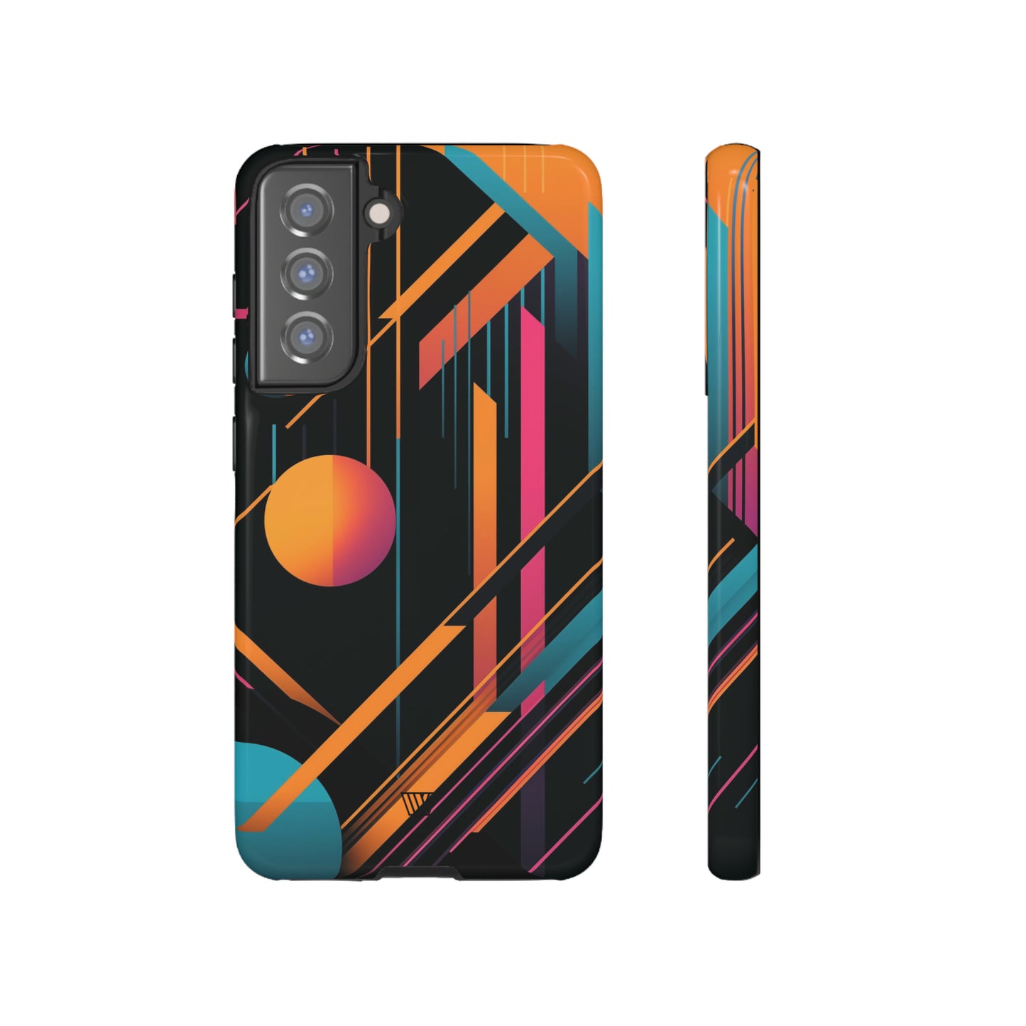 BOLD RETRO LINES | Tough Phone Case - Trovvve