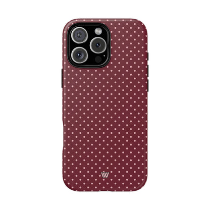 CLARET DOT | Tough Phone Case