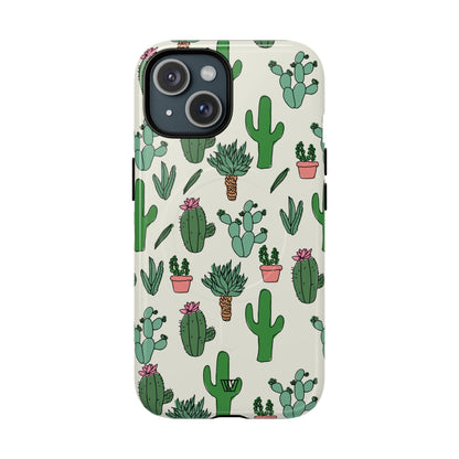 CACTUS DOODLES | MagSafe Tough iPhone Case