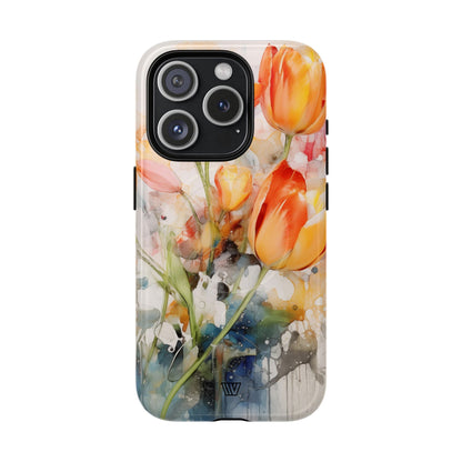 WATERCOLOR TULIPS | MagSafe Tough iPhone Case