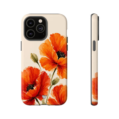 WILD POPPIES | Tough Phone Case