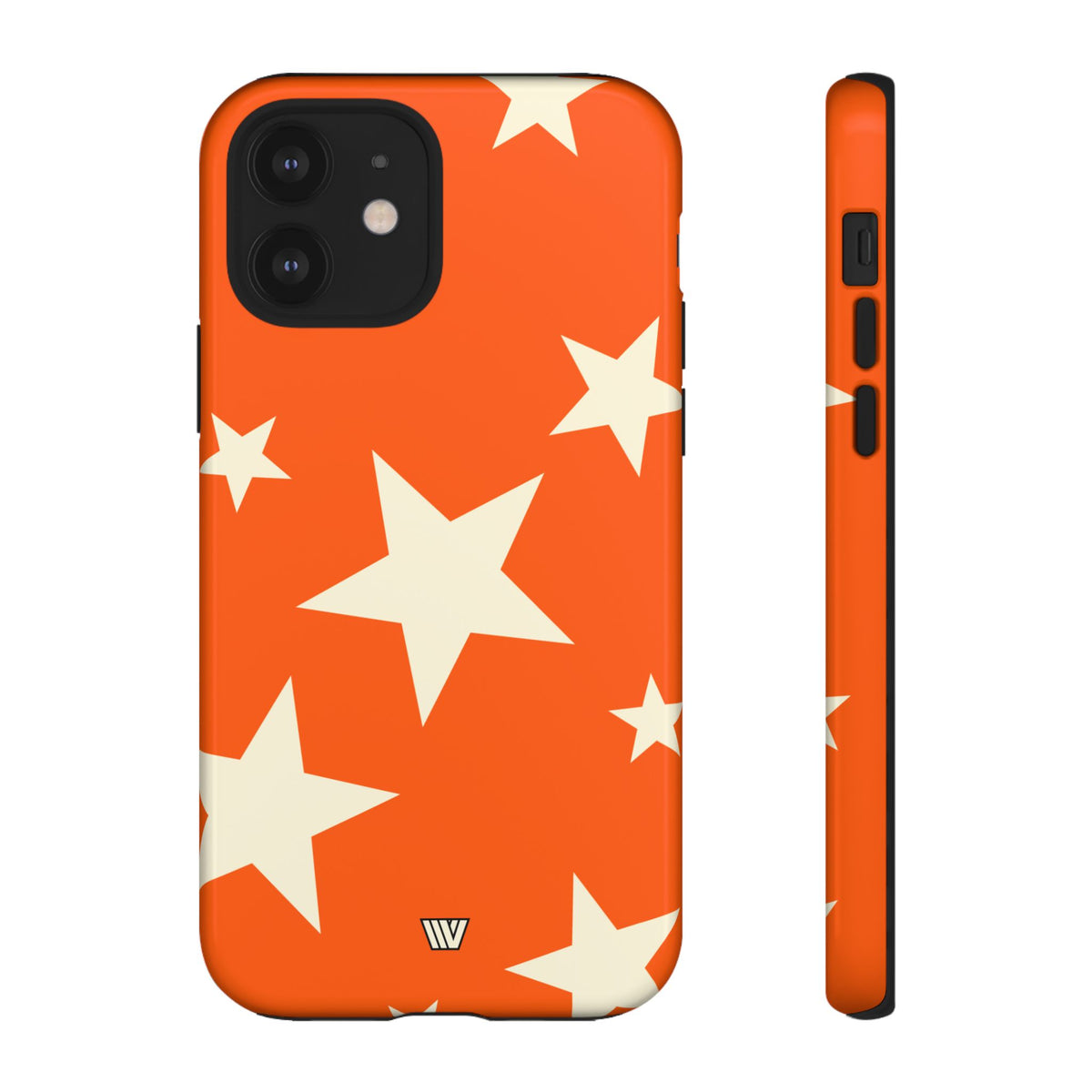 ORANGE BOLD STARS | Tough Phone Case