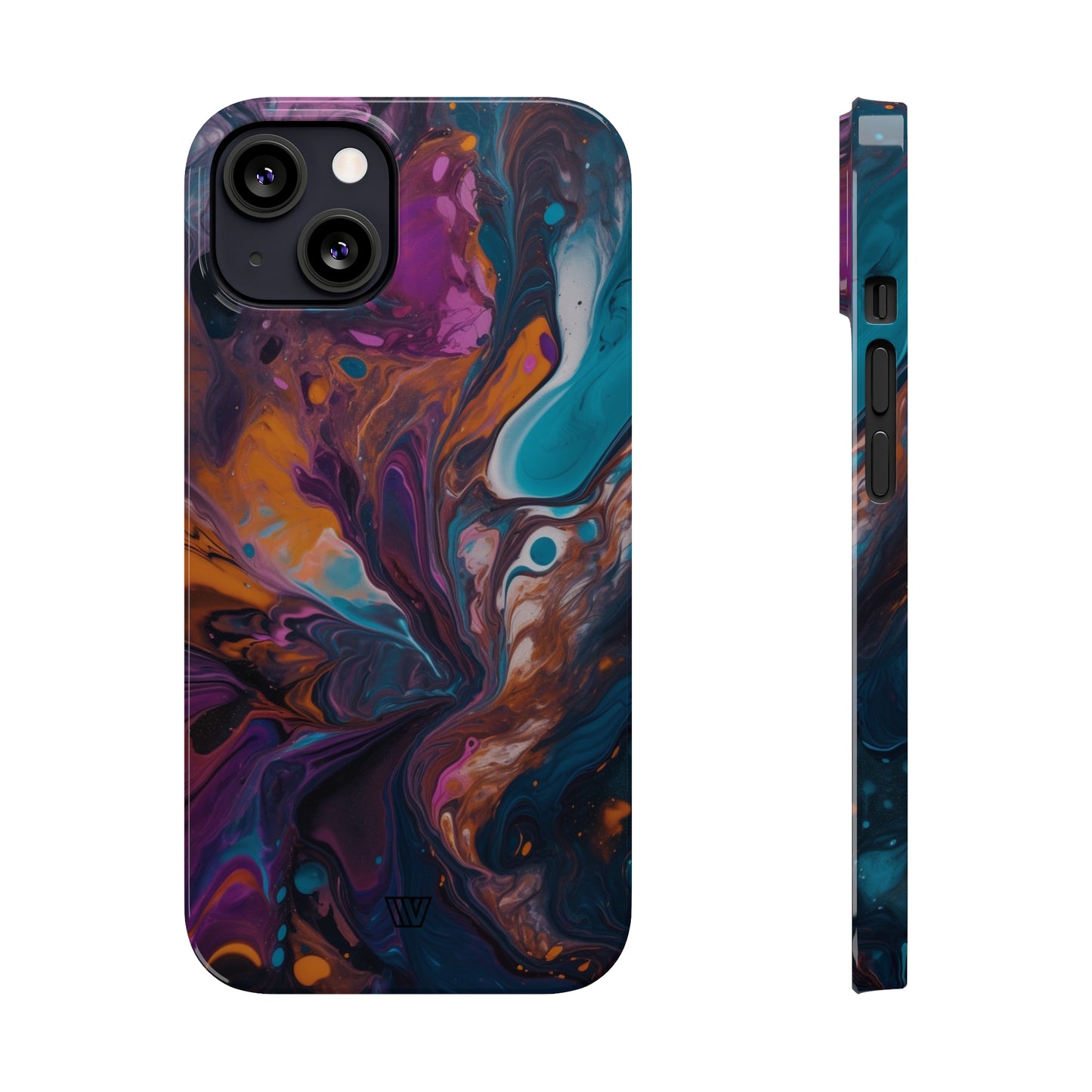 COSMIC PAINT SWIRL | Slim iPhone Case - Trovvve