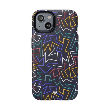 Zigzag Night MagSafe Tough iPhone Case – iPhone 14, Matte