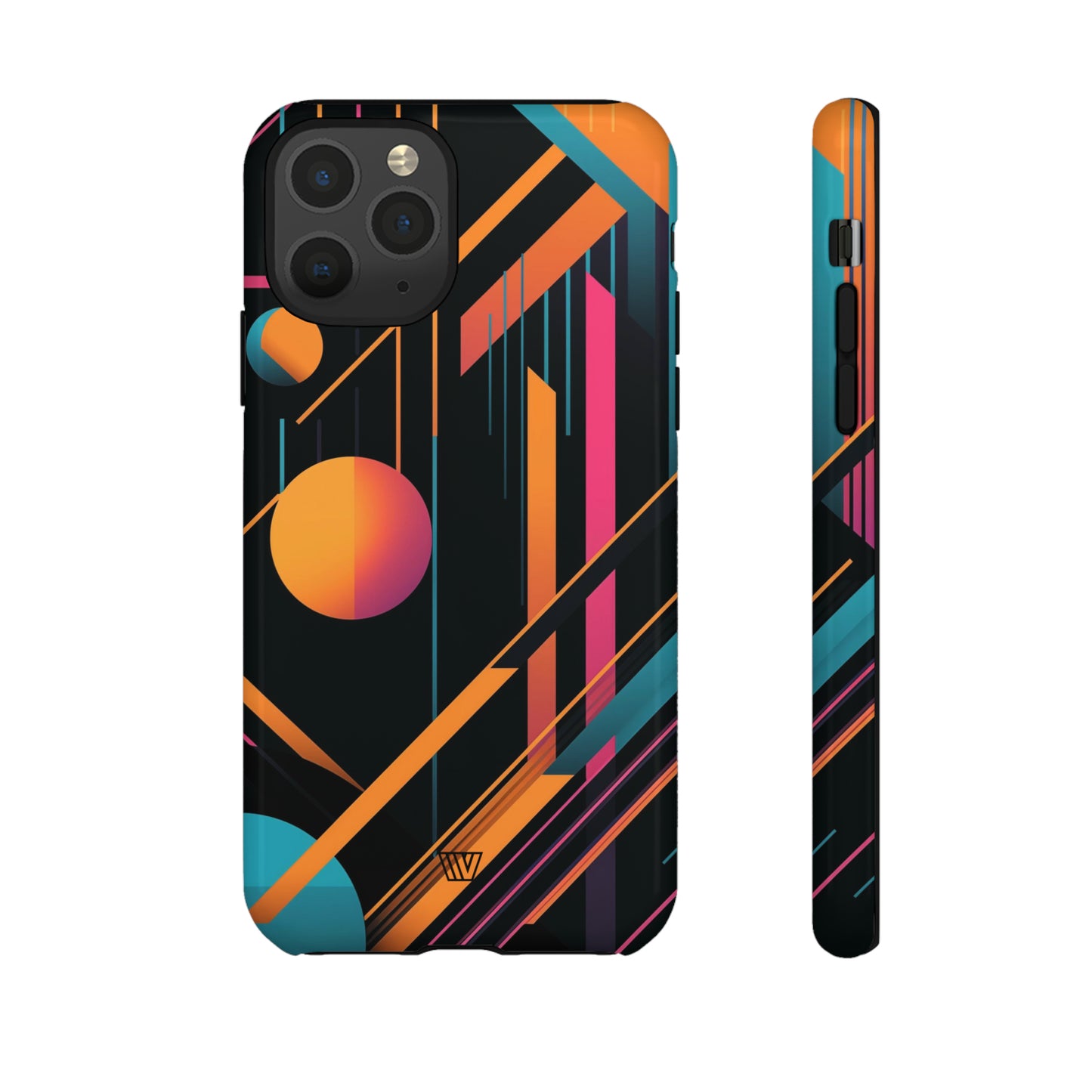 BOLD RETRO LINES | Tough Phone Case - Trovvve