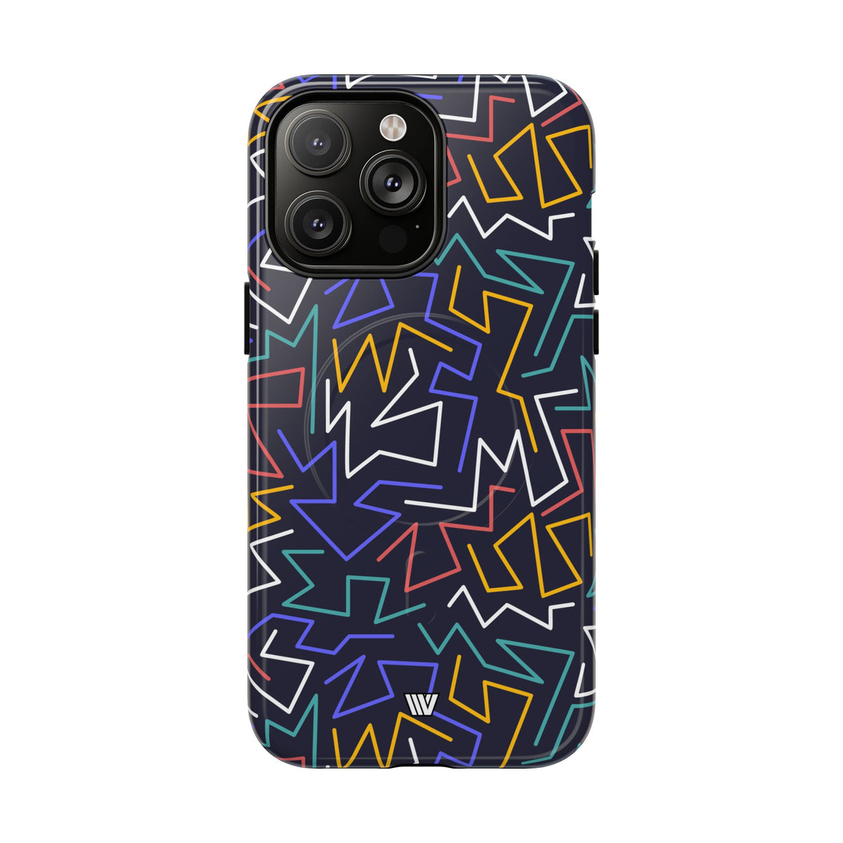 Zigzag Night MagSafe Tough iPhone Case – iPhone 14 Pro Max, Glossy
