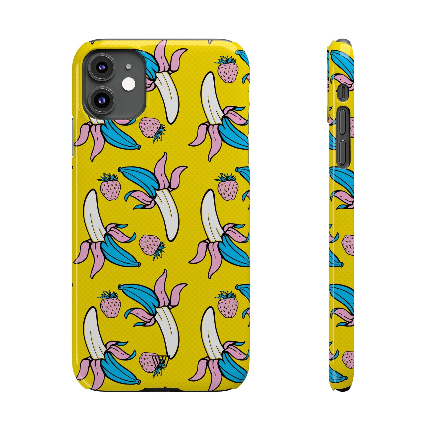 STRAWBERRY BANANA POP ART | Slim iPhone Case - Trovvve