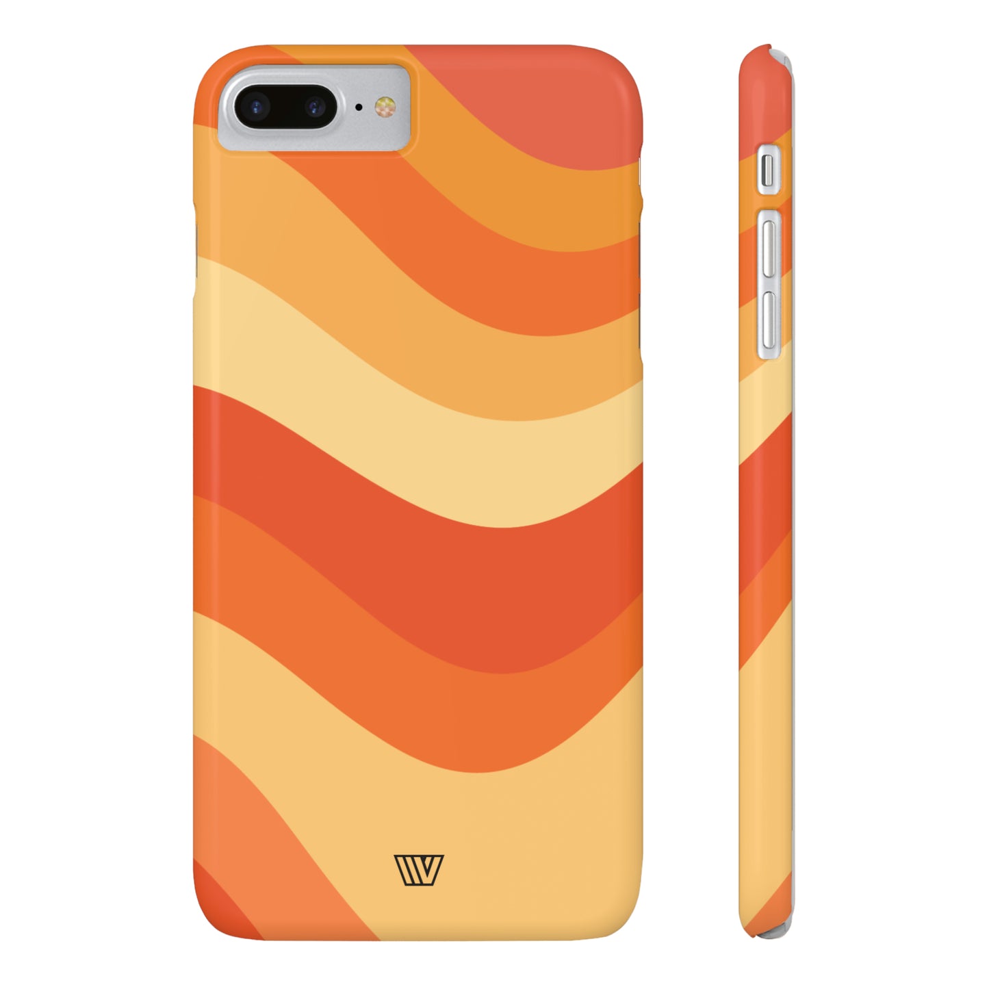 RETRO GROOVY WAVES | Slim iPhone Case - Trovvve