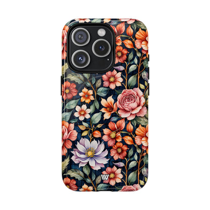 Night Bloom Bouquet MagSafe Tough iPhone Case – iPhone 15 Pro, Glossy