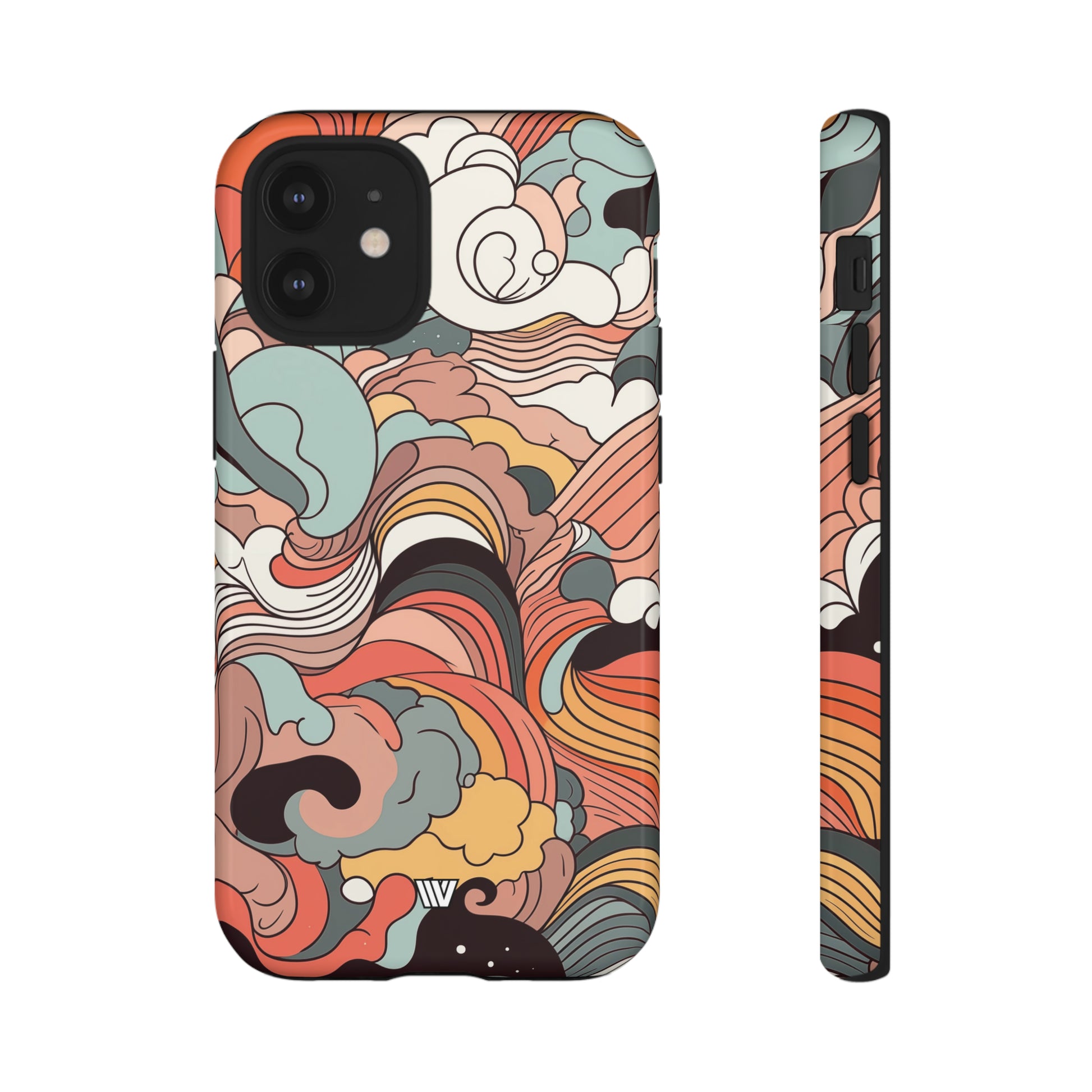 ABSTRACT DOODLE CLOUDS | Tough Phone Case - Trovvve