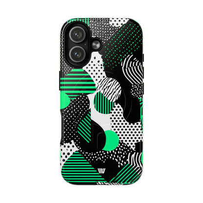 Pattern Clash MagSafe Tough iPhone Case – iPhone 17, Glossy