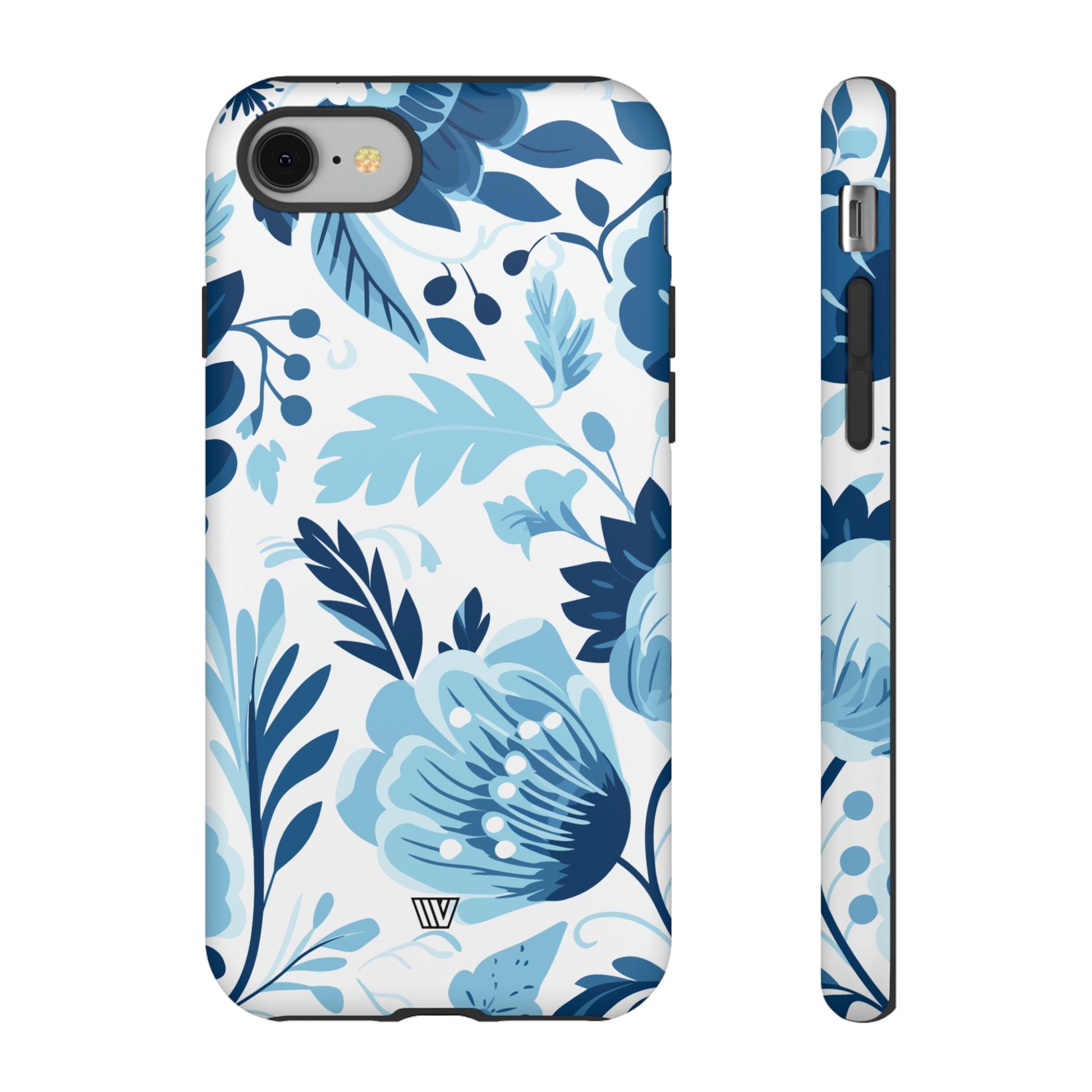 BLUE WHITE FLOWERS | Tough Phone Case - Trovvve