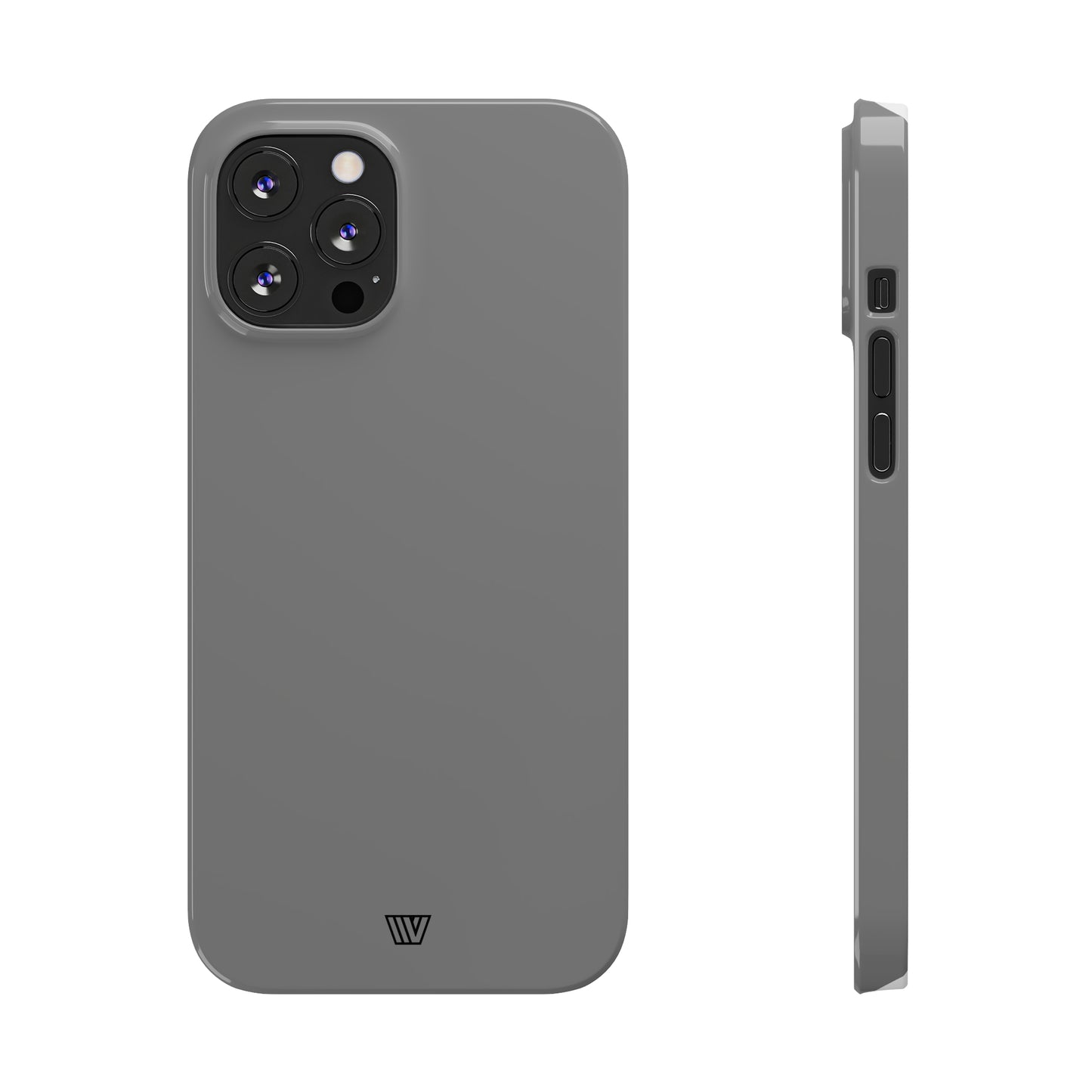 SOLID GRAY | Slim iPhone Case - Trovvve