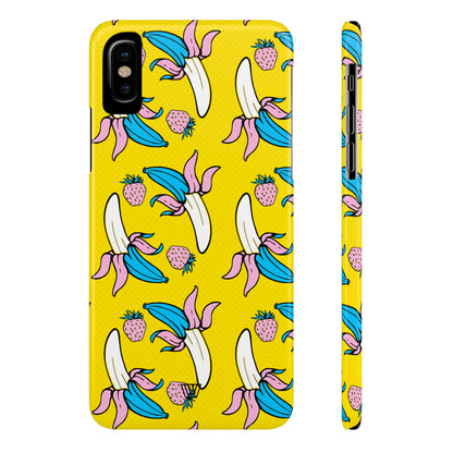 STRAWBERRY BANANA POP ART | Slim iPhone Case - Trovvve